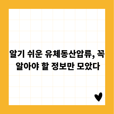 알기 쉬운 유체동산압류, 꼭 알아야 할 정보만 모았다