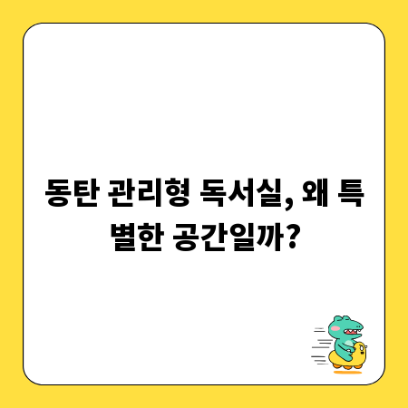 동탄 관리형 독서실, 왜 특별한 공간일까?