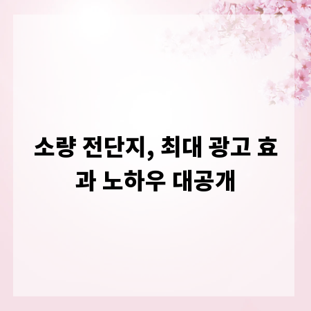 소량 전단지, 최대 광고 효과 노하우 대공개